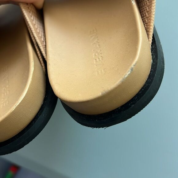 Everlane The ReKnit Form Crossover Sandal in Caramel  Size 6 - Picture 9 of 13